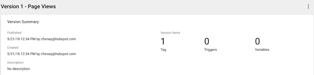 Google Tag Manager checking if the tag appears
