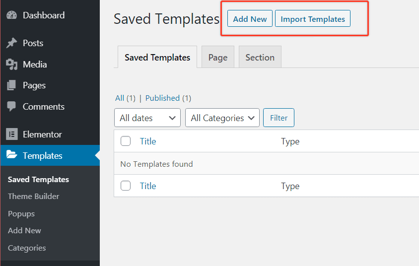 Add-new-Elementor-template-or-import