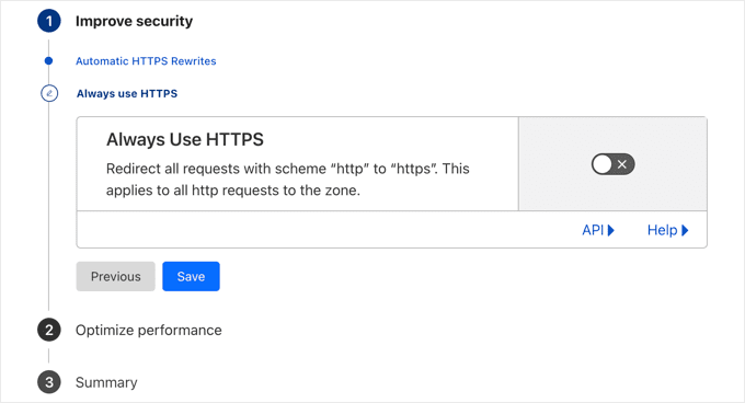 Cloudflare HTTPS usage 