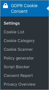 GDPR Cookie Consent - From the WordPress Dashboard