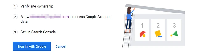 Step 2- Verify your website ownership and connect Search Console