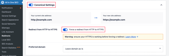 cloudflare Redirect from HTTP to HTTPS 