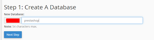 create a database