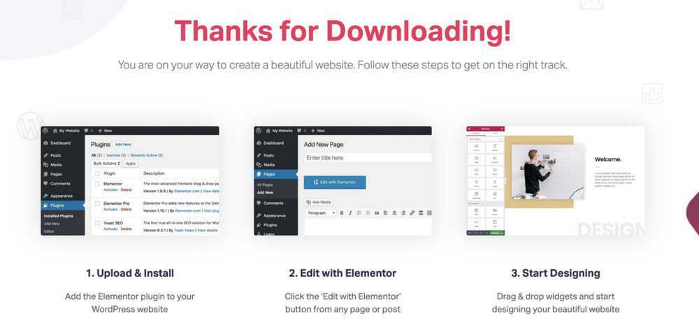How to download Elementor
